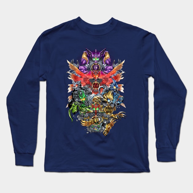 Bunch Of Animals Long Sleeve T-Shirt by Ashmish